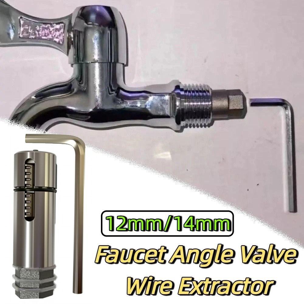 Efficient Faucet Angle Valve Wire Extractor Rust-proof Bolt Extractor Kit  Plumbing Repair