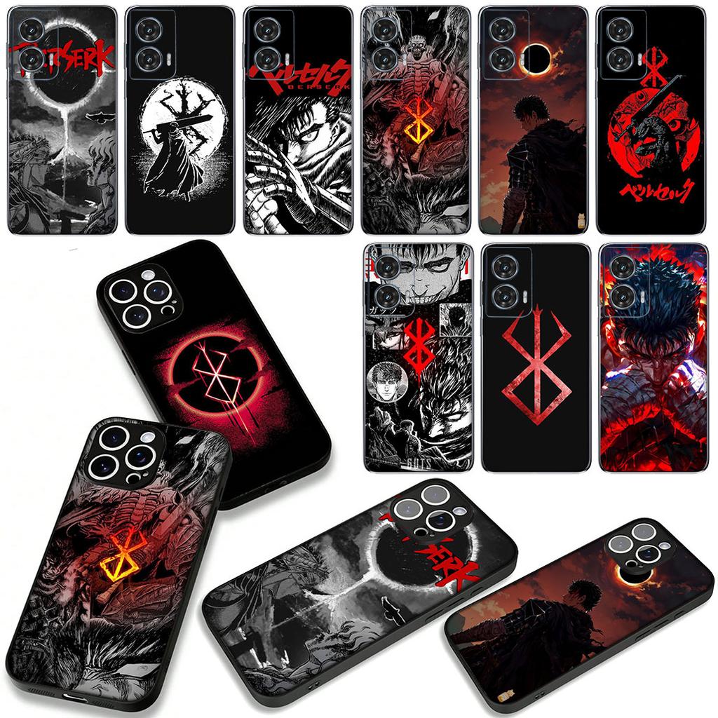 Berserk Cartoon Guts Handyhülle Case für Apple iPhone 17 16 15 11 Pro XS Max XR 6 7 8 Plus + SE 2020 5 16E Hülle