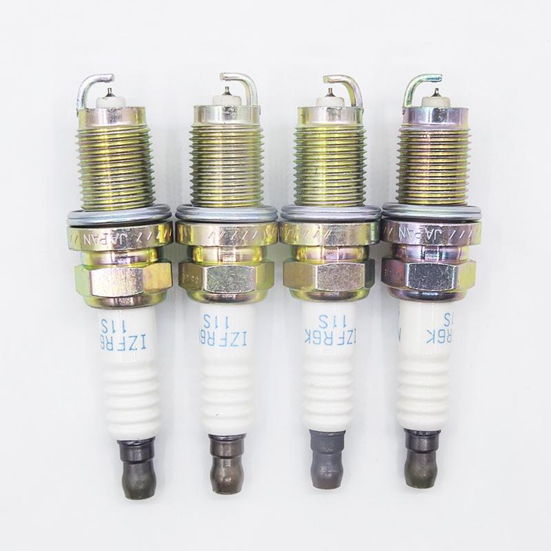 4pcs IZFR6K-11S 5266 Laser Platinum Spark Plugs For Honda Civic FRV 2006 2007-2011 1.8L CRV III 2.0L 2006-2012 IZFR6K11S-5266