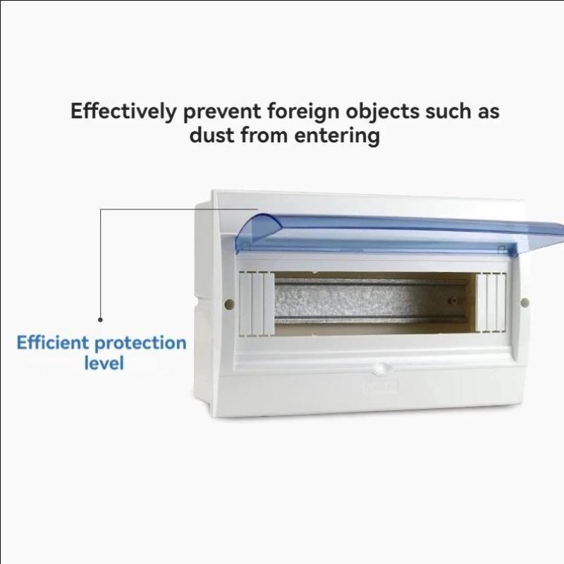 2-16 Ways Electric Box Cover Outdoor Waterproof Loop Distribution Box For Circuit Breaker Panel Case