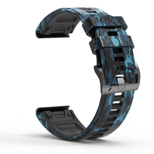 22mm 26mm Camo Silicone Strap For Garmin Fenix 7X 7 6X 6 Pro 5 5X Plus Epix 2 965 955 935 945 Smartwatch Band Bracelet Wristband