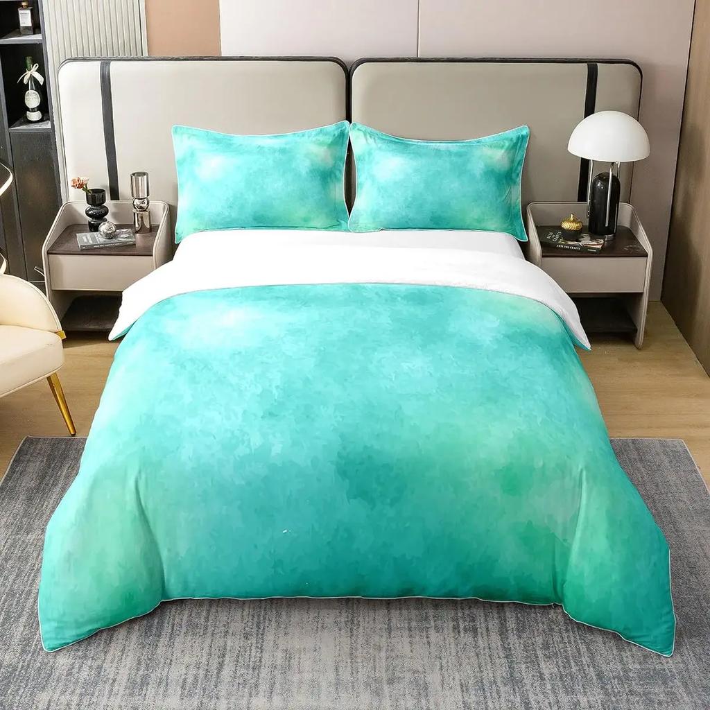 Colorful Gradient Lightweight 3D Printed Bedding Set Cozy Duvet Cover King Queen Twin Size Birthday Gift Kid Adult Bedroom Decor