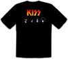 KISS Metal Rules Rock Black Fun Music 100% Cotton T-shirt Mens Tees Top -021-