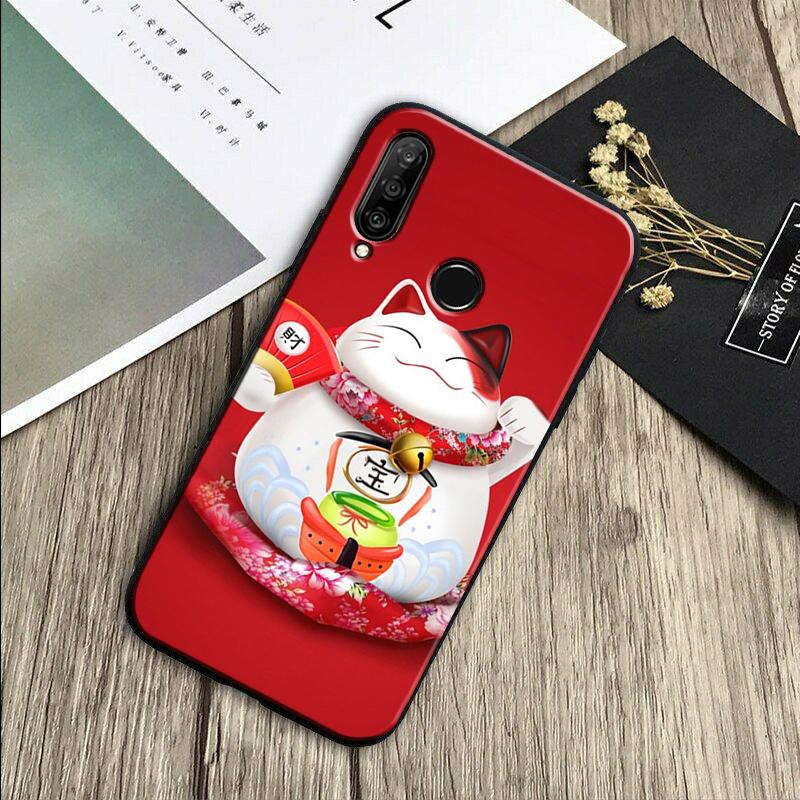 

Maneki Neko Lucky Money Cat For Huawei Nova 11 Pro 12i 3i 7i 8i 9 10 SE Y60 Y61 Y70 Y72 Y73 Y90 Y91 P20 P30 P40 Lite Case Huawei Nova Y70