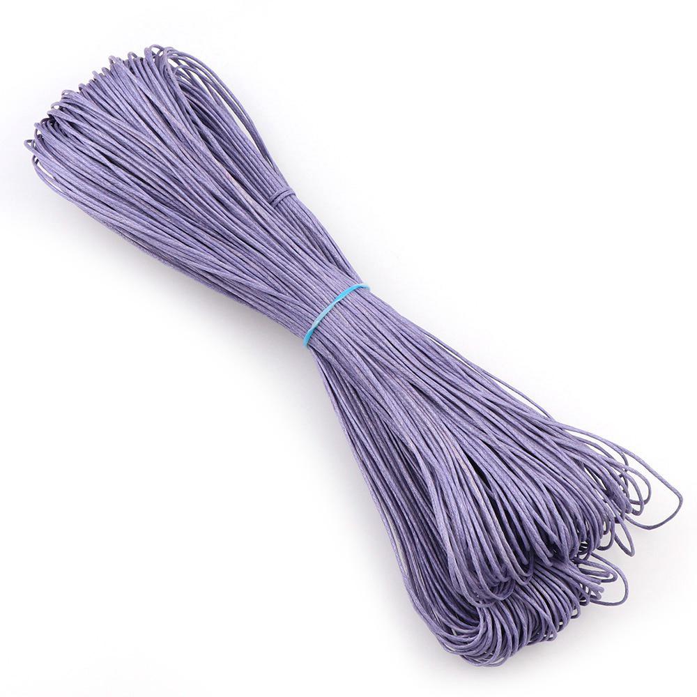 Colorful Korean 1.0mm Wax Cord for Handmade Necklace Weaving and Beading