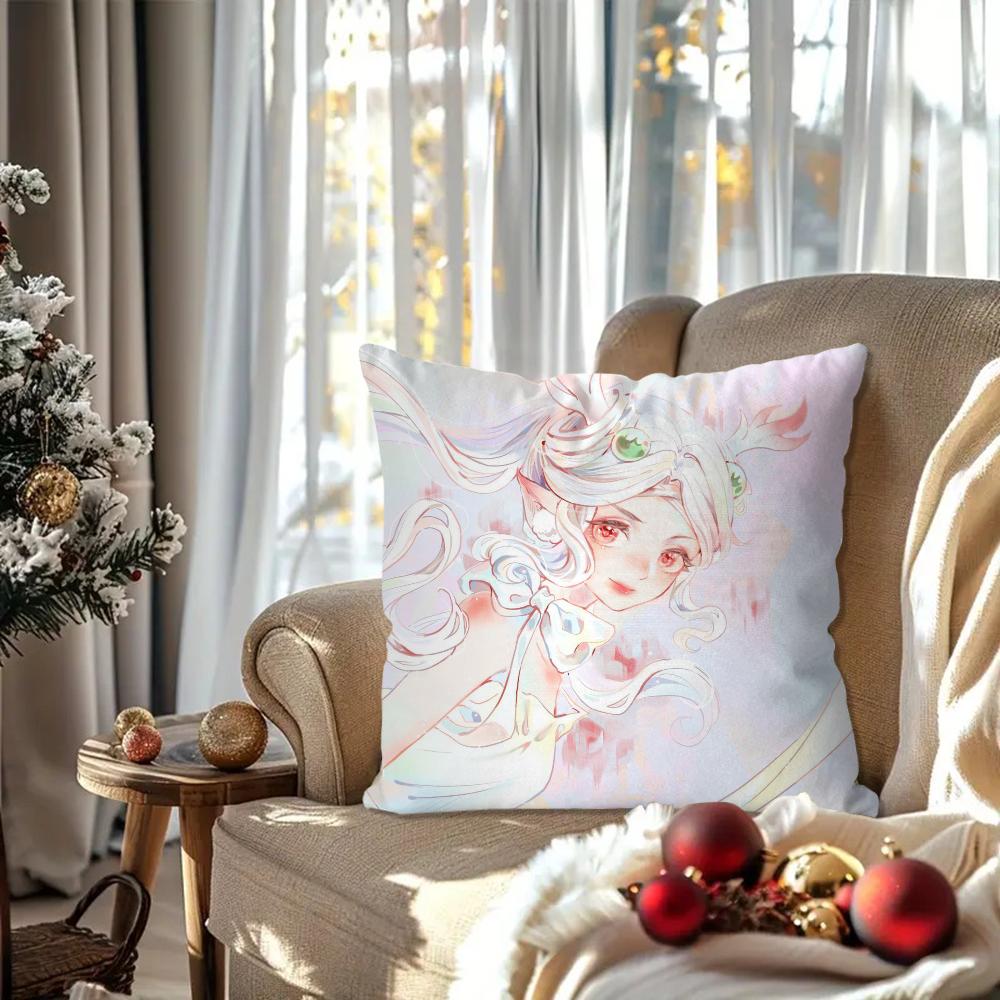 Yaomei Animation Game H-Honor Of K-Kings Pillow Case Square Pillow Bedroom Sofa Leisure ComfortLiving Room Home Decoration 40X40