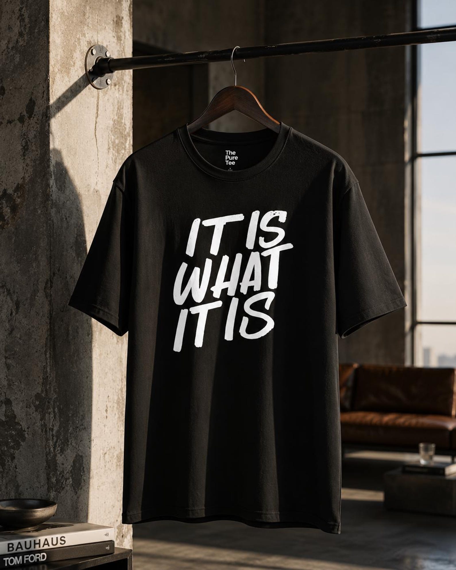 It Is What It Is T-Shirt, Minimalist Quote, Unisex Mindset Tee S