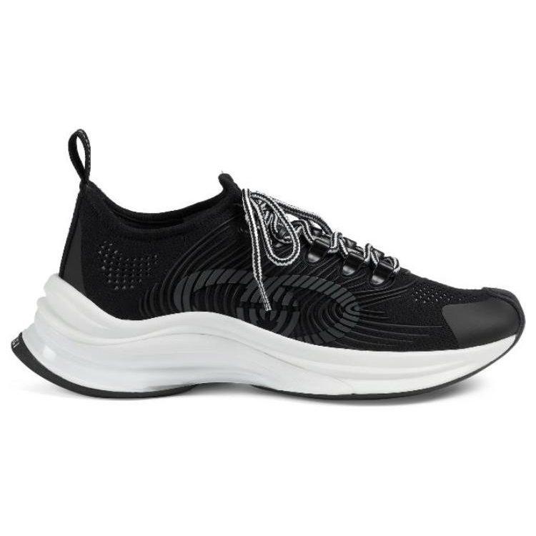 Gucci Wmns Run Sneaker 'Black' Women's 714660 USM10 8442