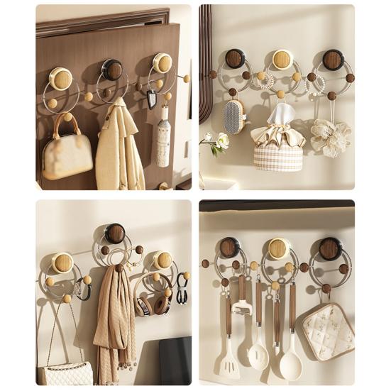 Wall Hook with Suction Cup Load-Bearing Non-Slip Wall Hanger No Drilling Reusable Wall Storage Organizer for