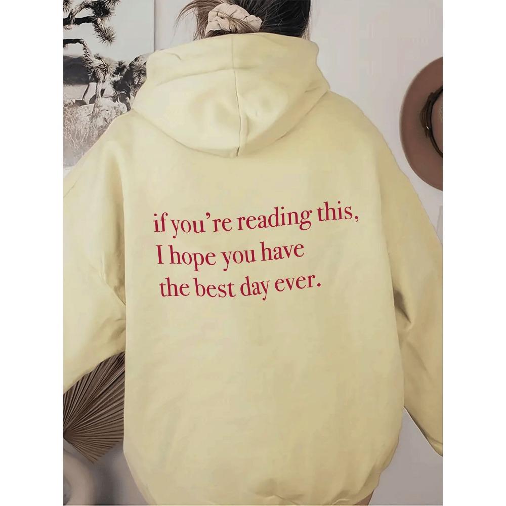 

Женский флисовый свитер с короткими рукавами, однотонный, с принтом букв, карманом-кенгуру, с капюшоном и завязками 5XL абрикосовый