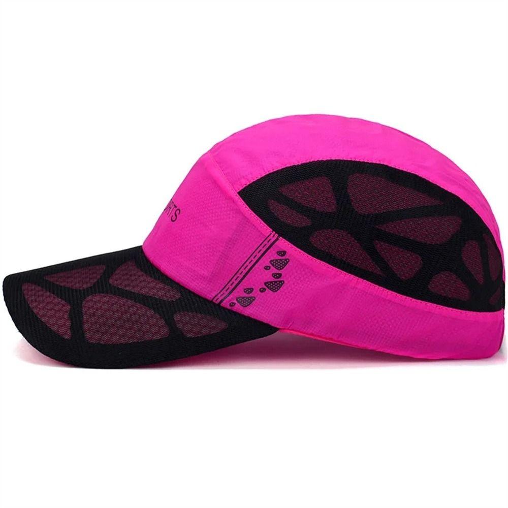Sun Protection Baseball Hat Adjustable Tennis Hat Outdoor Sports Running Cap  Women Men