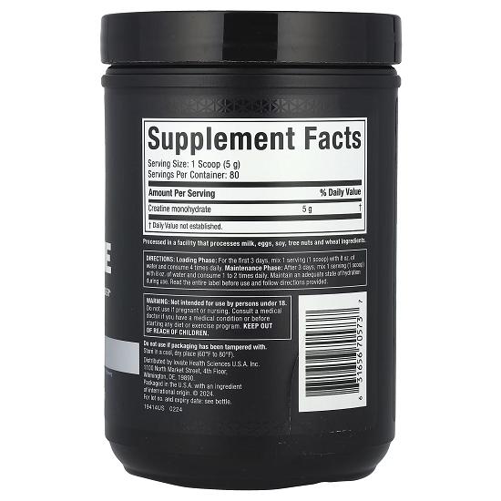 Platinum 100% Creatine, Unflavored, 14.11 Oz (400 G)