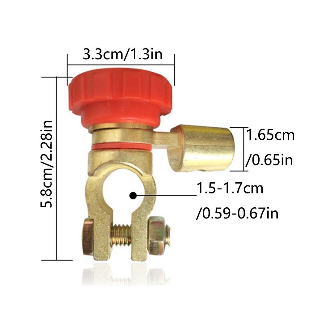 12V Car Battery Terminal Isolator Angle Rotatable Auto Battery Disconnector  Car Accessories