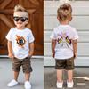 Dragon Ball T-shirt Boys Girls Clothes Fashion Goku Anime Figure Print Clothing Tops Kids Summer Breathable Tops Birthday Gift