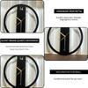 Stylish Modern Classic Design Wall Mount Clocks | Elegant 12-Inch Wall Hanging Timepiece for Home, Office, Living Room, Bedroom Decor (Modern Design)