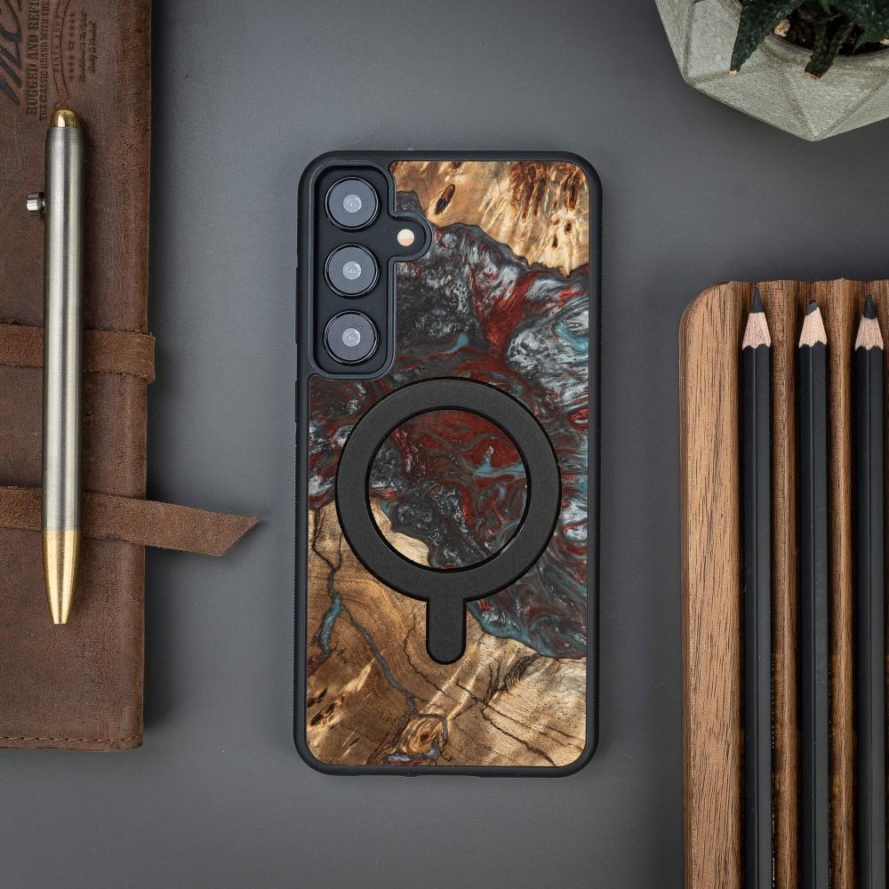 Bewood Unique case for Samsung Galaxy S24 Plus - Planets - Pluto with MagSafe