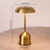Minimalist Metal Decorative Lamp LED Night Light Ambient Lamp Rechargeable Touch-Control Table Lamp For Restaurants Bars Hotels