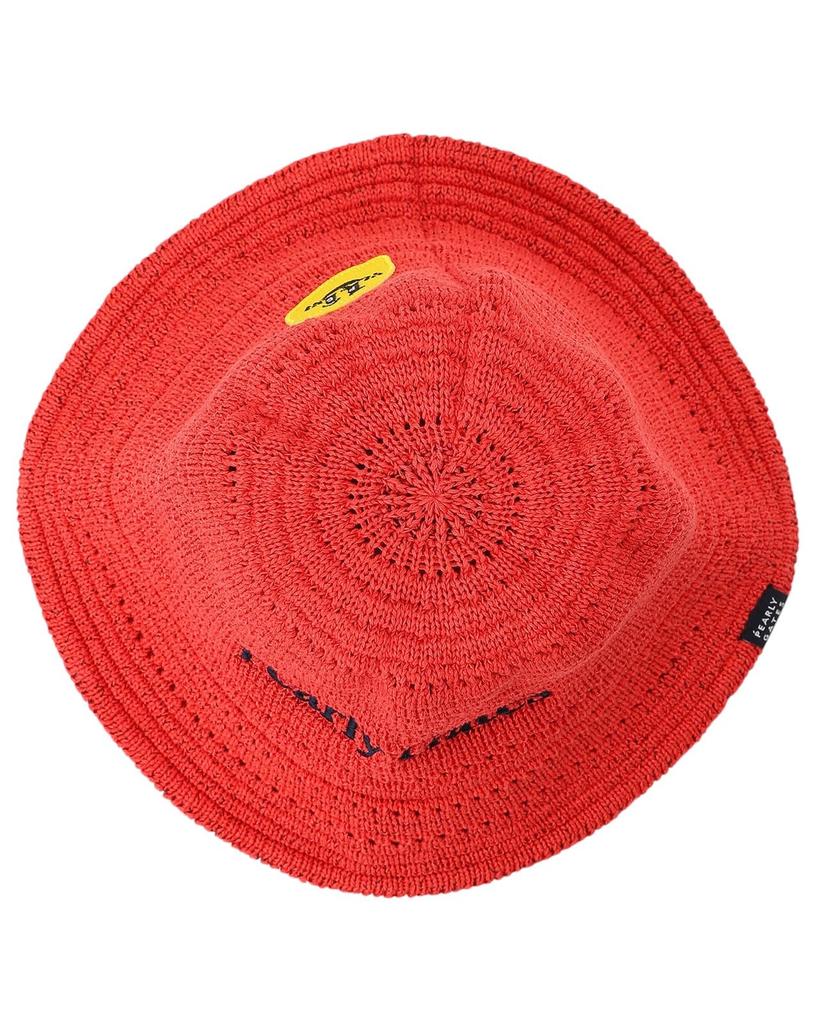 Unisex Bucket Hat Golf Hat FR [PEARLY GATES] (Summer Knit) / / 053-5187507 100_Red