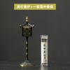 Chinese Palace Lantern Incense Burner Alloy High Foot Creative Tent Sandalwood Incense Burner Home Aromatherapy Burner