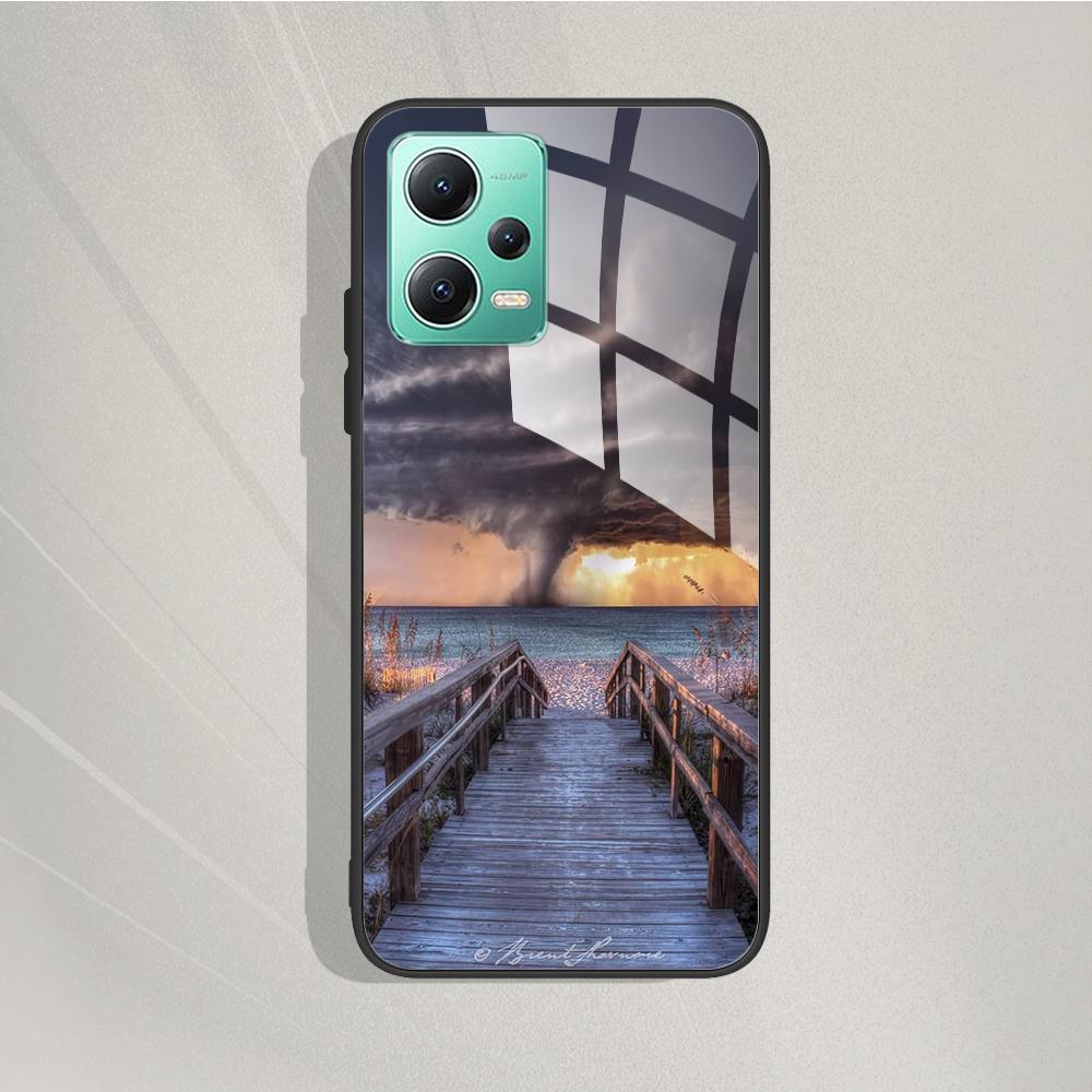 Gehärtetes Glas Handyhülle Für Xiaomi Poco X5 Pro 5G Rückseite Für Xiomi Poco X5 Pro X5pro Hülle Silikon Handy Schutzhüllen