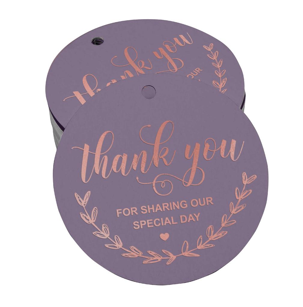 Inkdotpot Thank You For Sharing Our Special Day Bridal Shower-Baby Shower-Retirement-Wedding-Birthday Bottle Tag