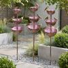 Handmade 3-Tiered Bird Bath Three-layer Bowl Bird Water Bowls Birdbath Stand  Patio