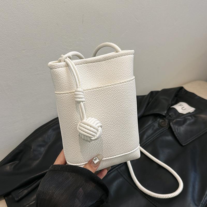 IELGY Ladies Diagonal Bag Multicolor Soft Leather Casual Mobile Phone Bag