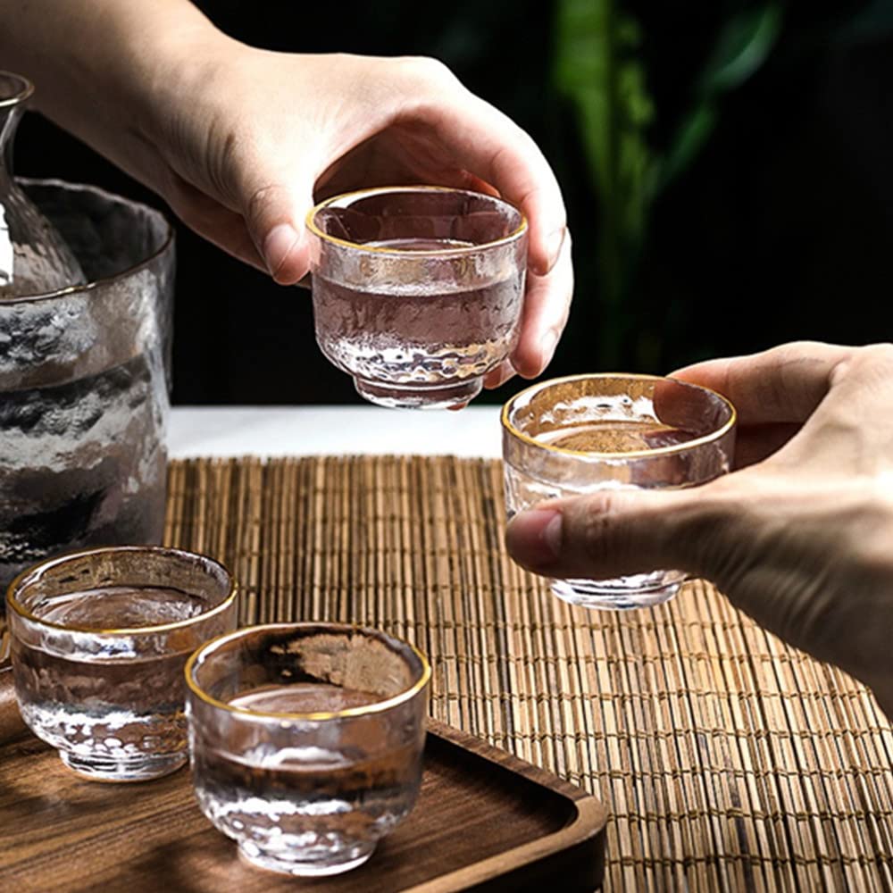 For Sake Glass Sake Set for Cold Includes a Warmer and a Glass Sake Glass Sake and Sake and Perfect for Cold and Hot Ideal for and As a Gift for 60th