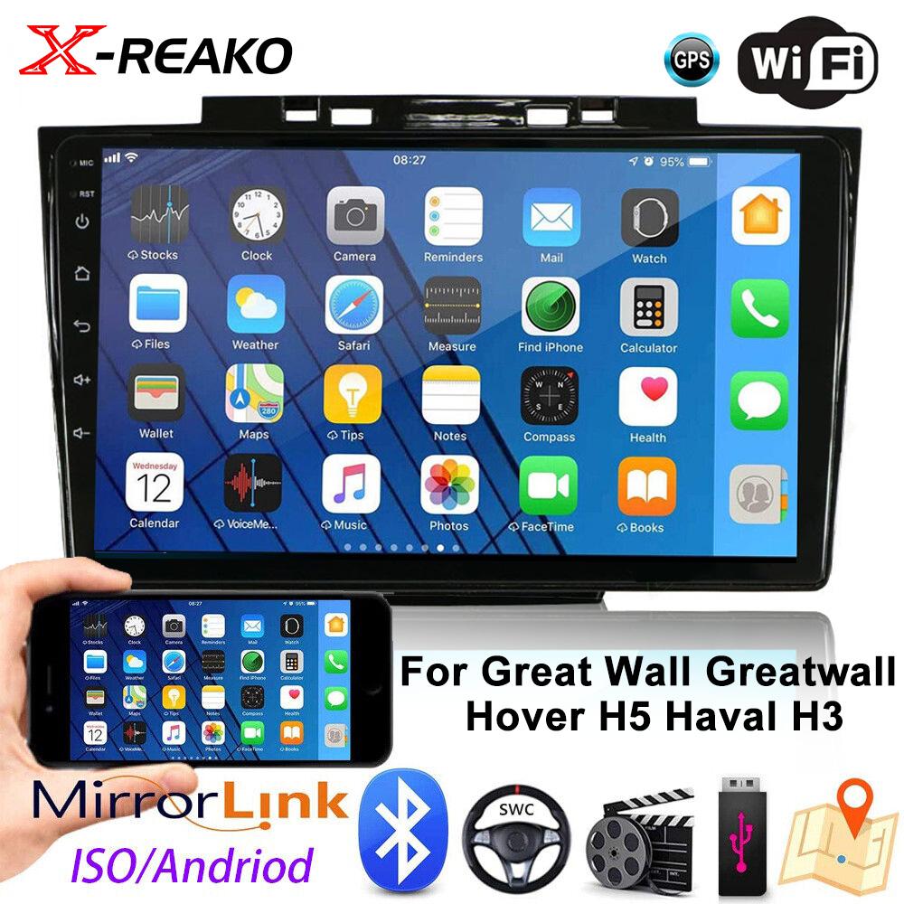 Android 12 Carplay Car Radio For Great Wall Greatwall Hover H5 Haval H3 2013-2019 Multimedia Player GPS Navigation 2din Stereo