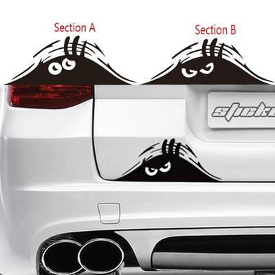 Adesivo per Auto Dune graffio strano adesivo per auto Mostro Curioso Divertente 3D Occhi Grandi Per Ford Hyundai Bmw Toyota Mazda Accessori Auto