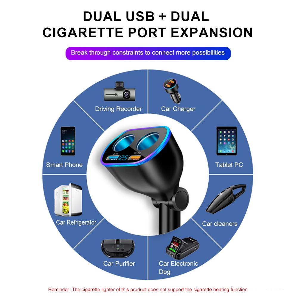 Ring Automotive RMS2 Presa Accendisigari Doppia Con Tester - Foto 6