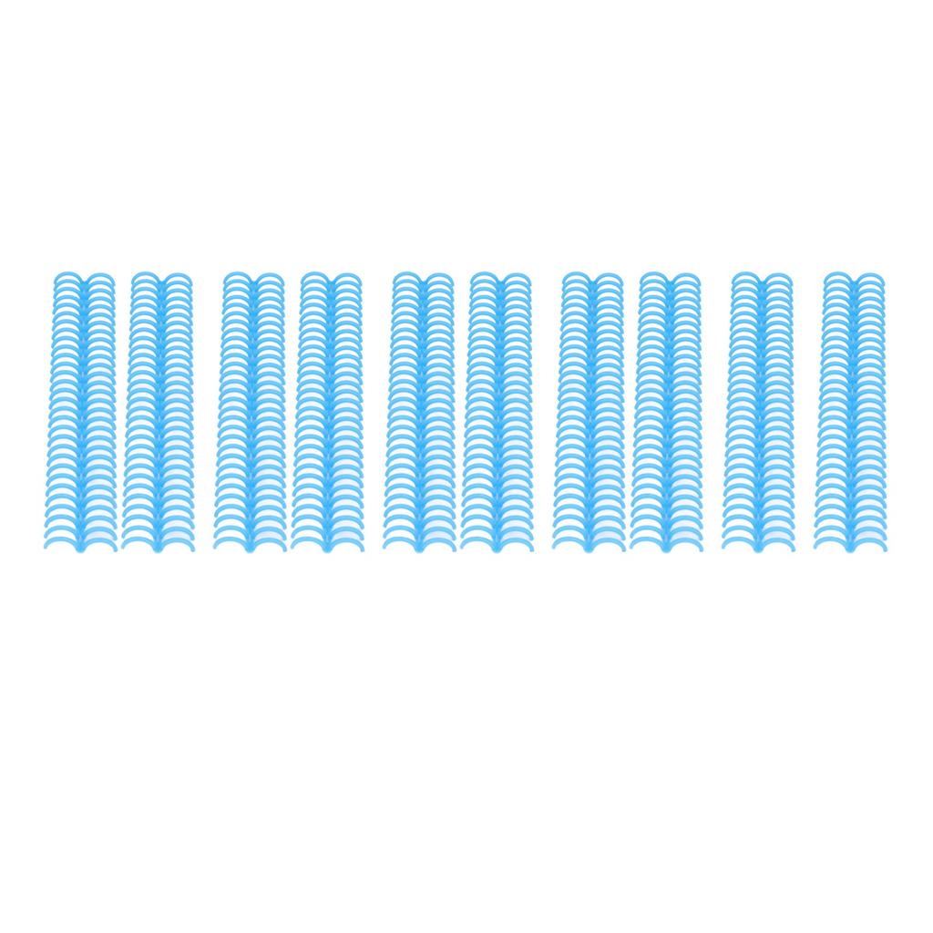 10PCS Plastic Binding Spines 19mm 30 s Comb Compatible with B5 Paper Size 150 Sheets Capacity