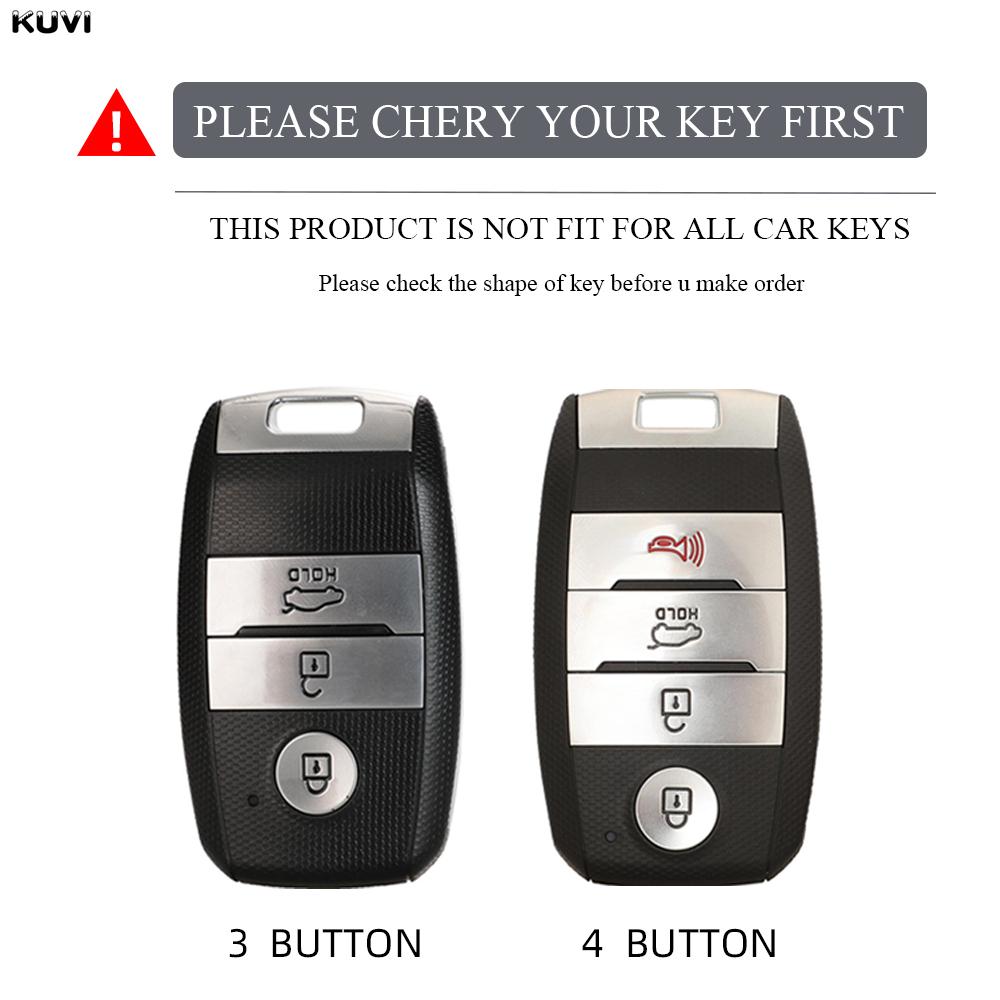TPU Car Smart Key Case Cover Fob Keychain For 3 4 Buttons Kia Sportage Cerato Optima K2 K3 K4 K5 RIO Picanto Soul Sorento Sedona