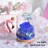 Valentines Day Gift for Girlfriend Eternal Rose LED Light Flower In Glass Cover Mothers Day Birthday Party Wedding Decoration