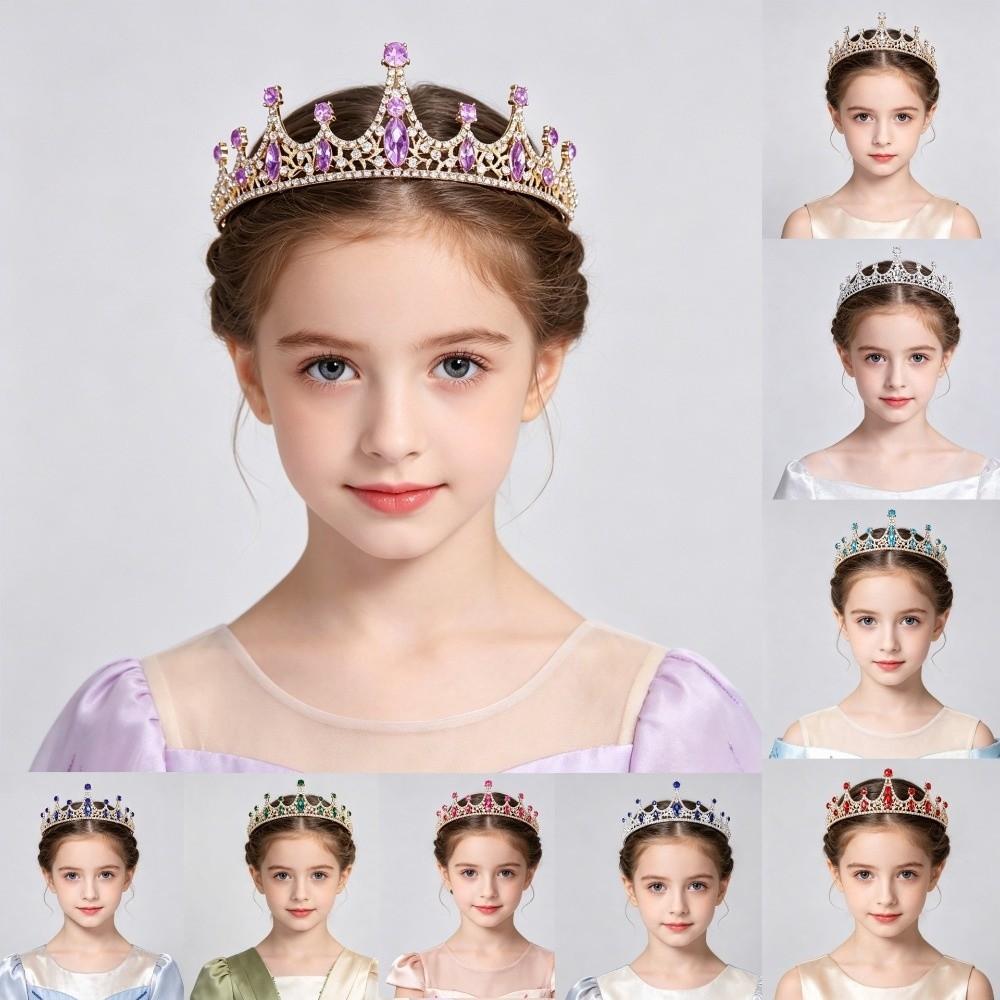 Photography Props Crystal Tiaras Rhinestone Bride's Crown Prom Dress Headband Hair Accessories