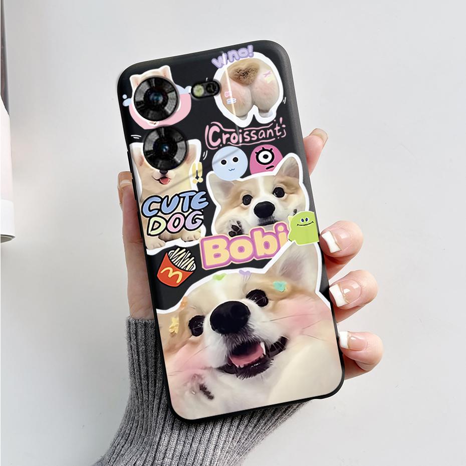 For Tecno Pova 5 Case LH7n Silicone Phone Case Stylish Pattern Slim Soft Black Funda Cover For Tecno Pova 5 4G 2023 Pova5 Capa