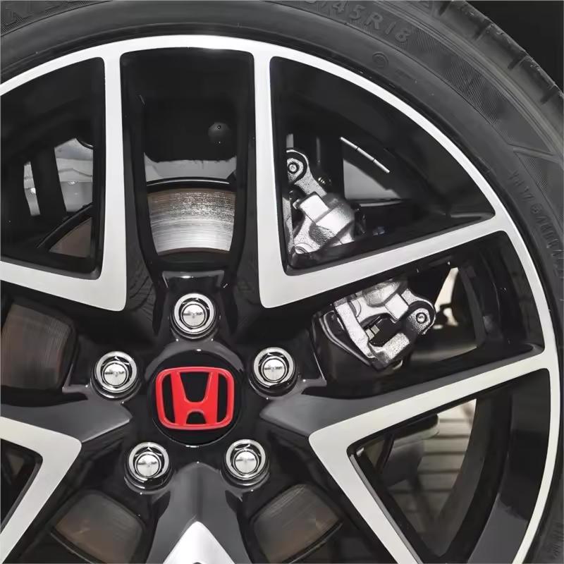 4pcs Car Wheel Center Hub Caps Covers 58MM/69MM Compatible with Honda Civic Fit Jazz Accord Pilot CRV Odyssey Passport City HRV