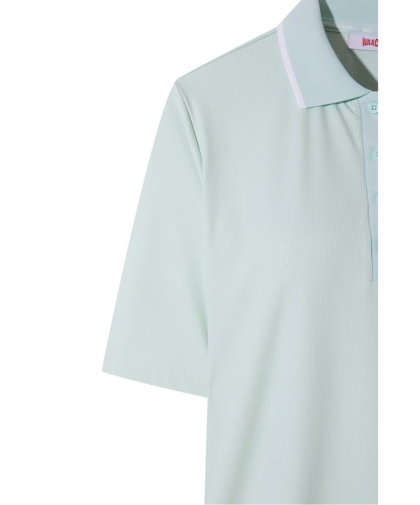 WAAC Athletic Slim Fit Rib Polo Wltcm26404Mix