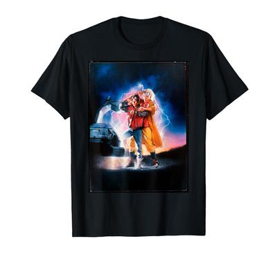 Back To the Future Time Travel Movie Poster Graphic T-Shirt