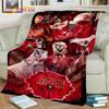 3D H-Helluva Boss Blitzo H-Hazbin Hotel Cartoon Blanket,Soft Throw Blanket for Home Bedroom Bed Sofa Picnic Office Cover Blanket
