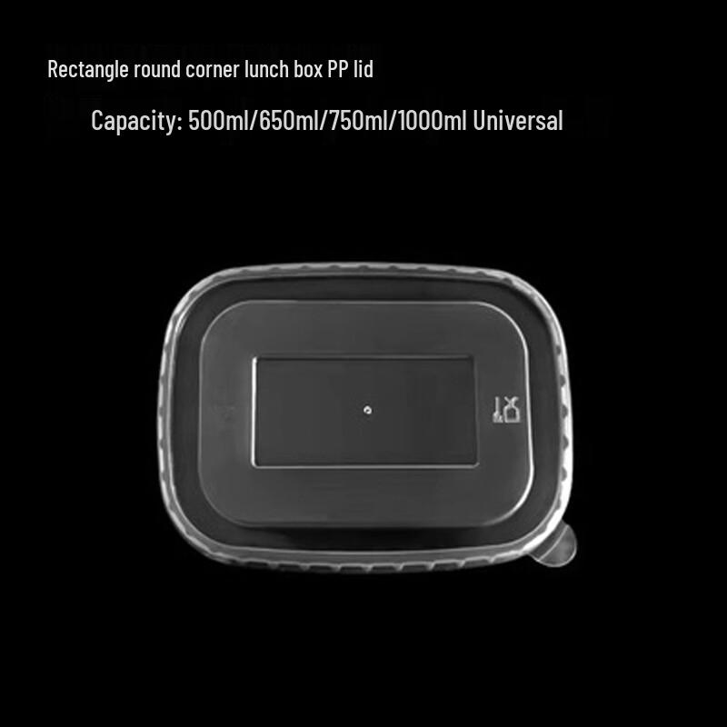 Disposable Rectangular Kraft Paper Food Containers 200/carton