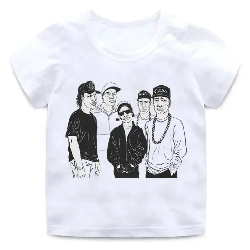 NWA Straight Outta Compton Graphic Print T Shirt Unisex Women Fashion Crew Neck Short Sleeve Plus Size Unisex
