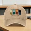 Baseballkappe Ein Tag nach dem anderen Frühling yk Retro Trucker-Kappe Unisex Erwachsenen-Design Laufen Hippie Sonnenschutz Snapback-Kappe
