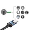 PD 60W USB C to USB Type C Cable Fast Charge Data Cable For Iphone 16 15 Huawei Samsung Xiaomi Data Line Black White Phone Cord