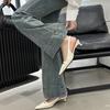 Patent Leather High Heels Niche Design Sense 2025 New French Retro Thin Heel Square Head Bag Head Sandals