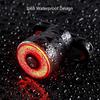 Smart Bike Tail Light with USB Rechargeable Bike Brake Light Bike Light with Waterproof