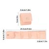 Foldable Jewelry Organizer Pouch With Multi Compartments For Rings Necklaces Earring Velvet Lined Travel Jewelry Bag Mini Clutch