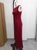 2026 Europäisches & Amerikanisches Elegantes Ärmelloses Plissiertes Figurbetontes Langes Abendkleid für Damen