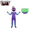 Kids Playtime Poppy Poppy Grandma Cosplay Costume Jumpsuit Mask Halloween Suit
