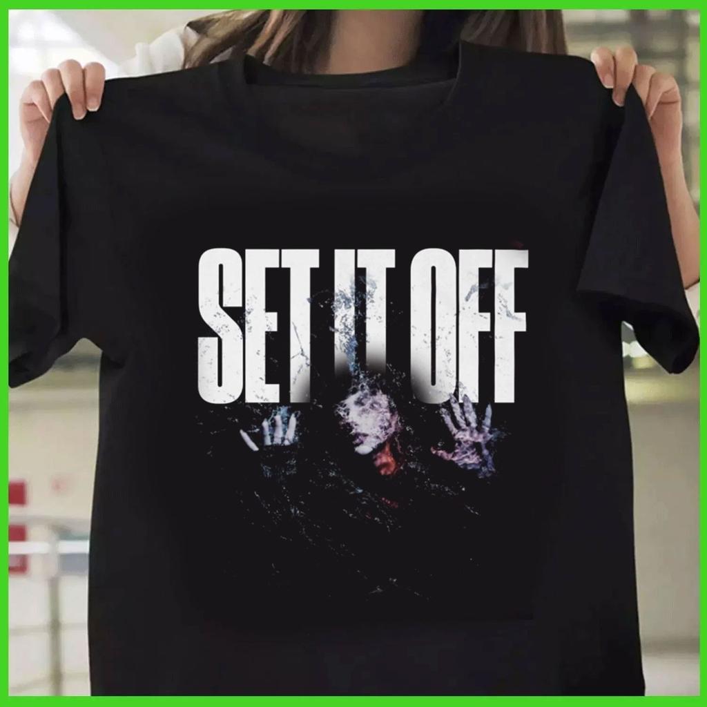 Vintage Set It Off Sio COver Unisex Black Tshirt Size S-3XL